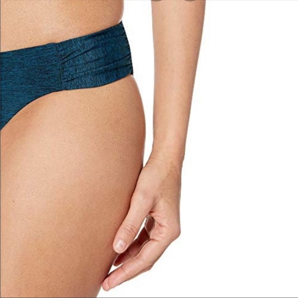 Becca by Rebecca Virtue American Fit Green Side Tab Swim Bottom - Large - Picture 2 of 8